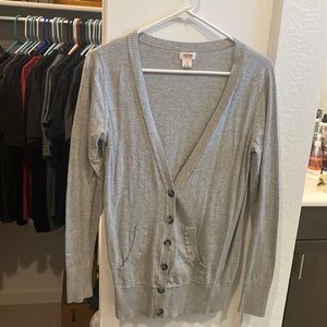 Women’s light grey cardigan size L mossimo supply co -target